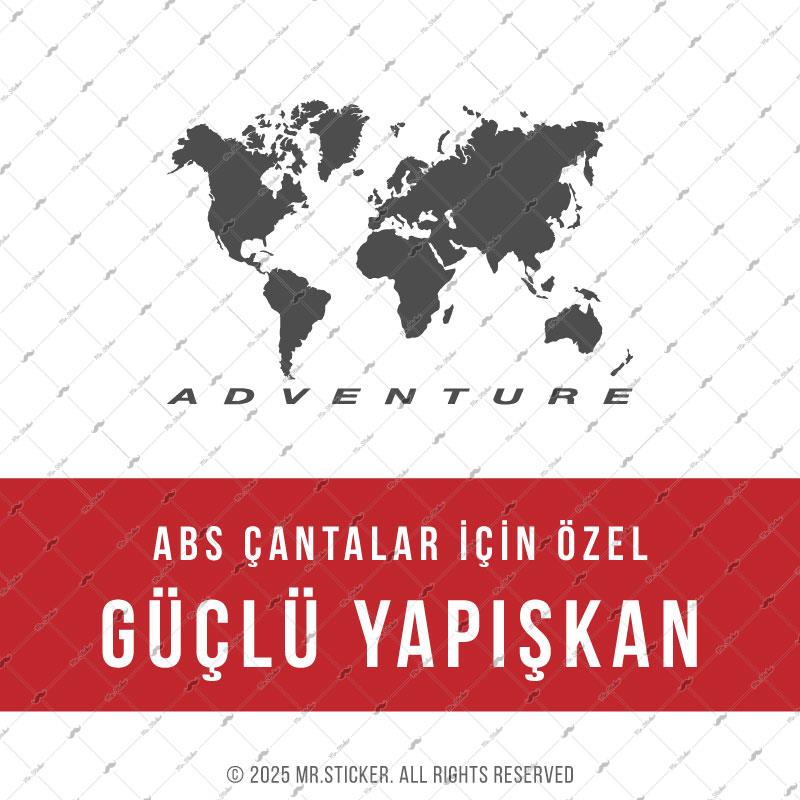 CSE3 Detayli Kesim Dunya Haritasi - YÜKSEK YAPIŞKANLI