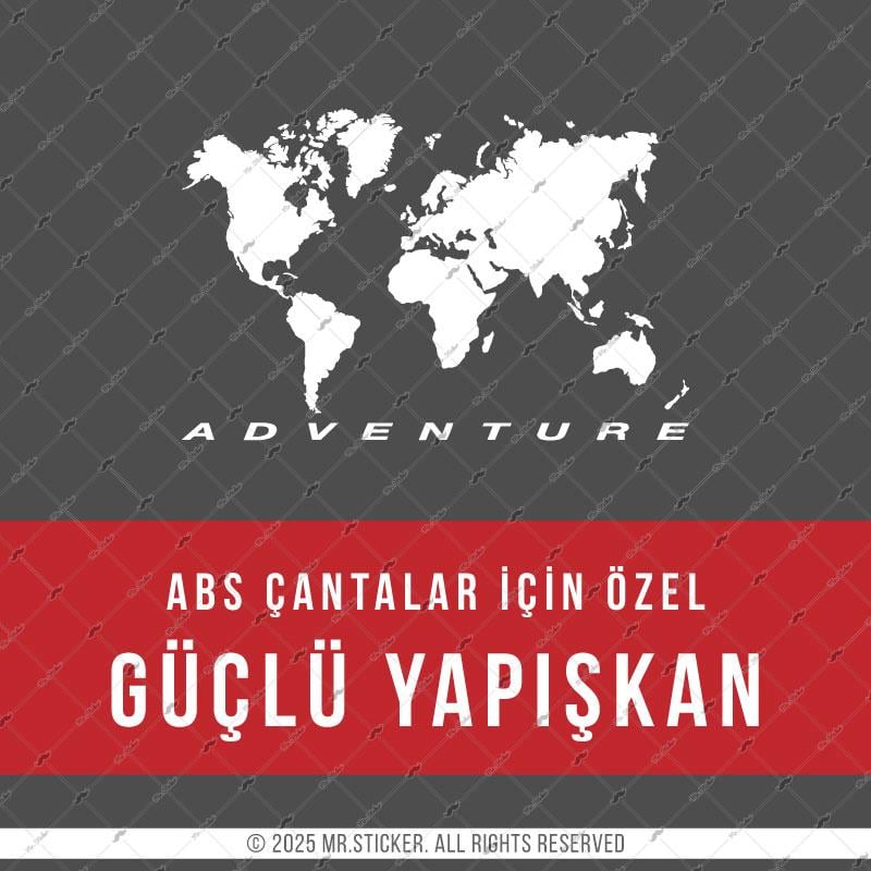 CSE3 Detayli Kesim Dunya Haritasi - YÜKSEK YAPIŞKANLI