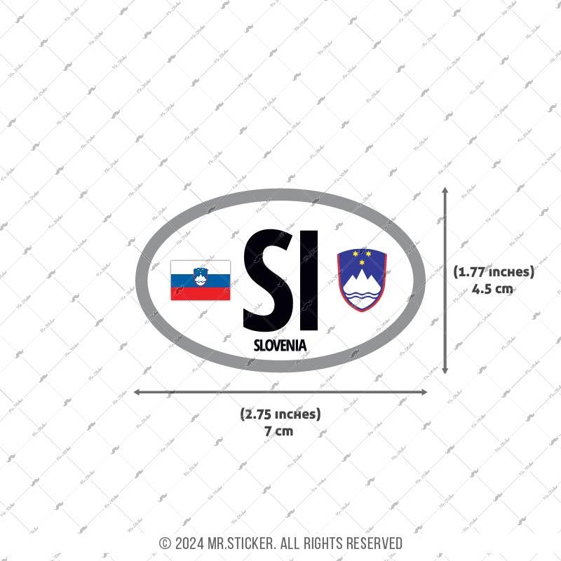 CSE32 Slovenya (SI) Reflektif Ulke Etiketi