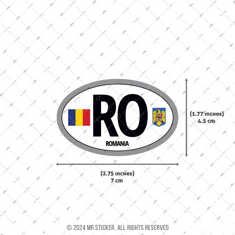 CSE33 Romanya (RO) Reflektif Ulke Etiketi