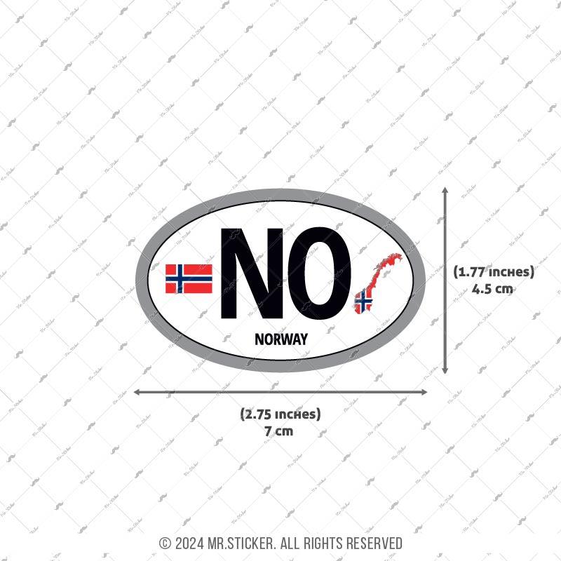 CSE50 Norvec (NO) Reflektif Ulke Etiketi