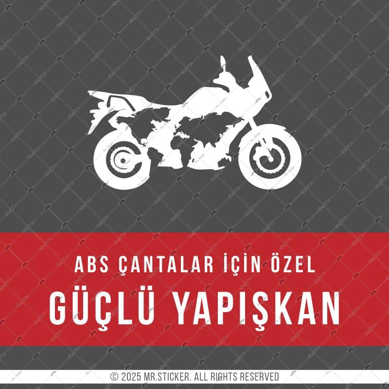 CSE6 TNR Dunya Haritasi Desen - YÜKSEK YAPIŞKANLI