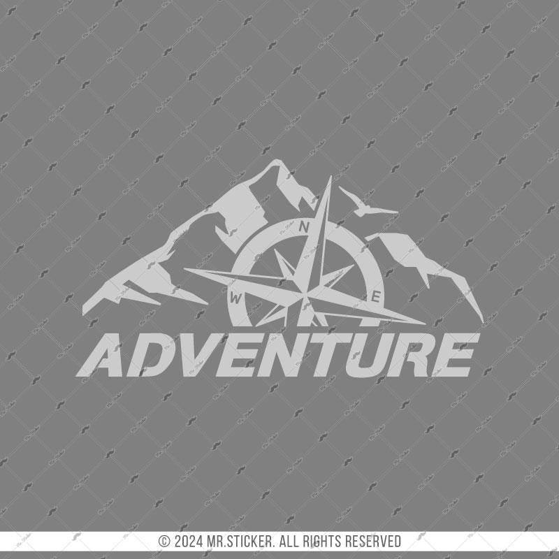 CSE7 Adventure Yazılı Sticker - Renk Seçenekli