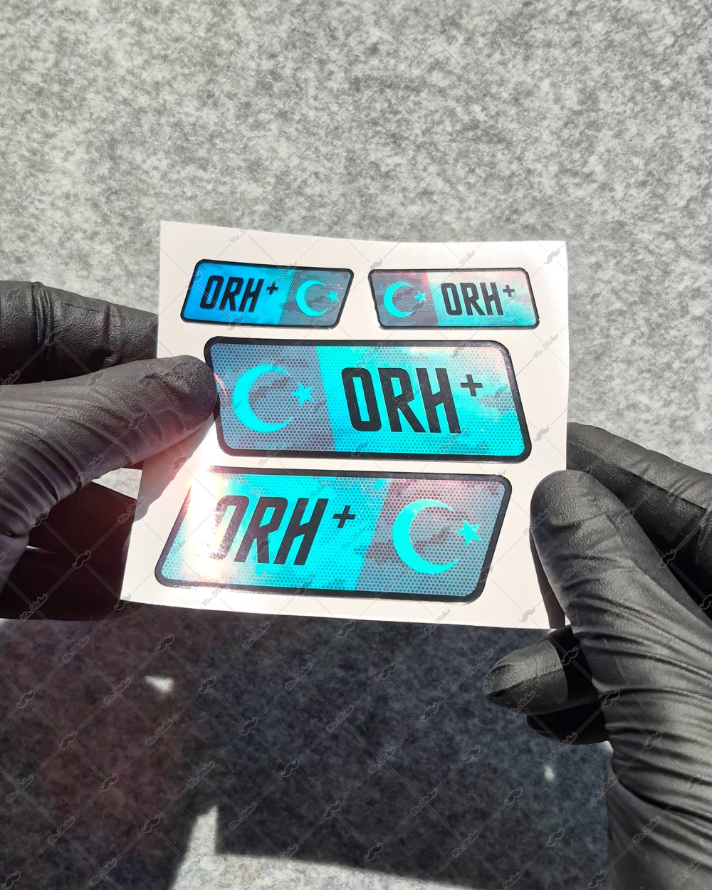 CSFTBT12 0 Rh Pozitif (+) Kan Grubu Etiket Seti Renk Değiştiren Seri