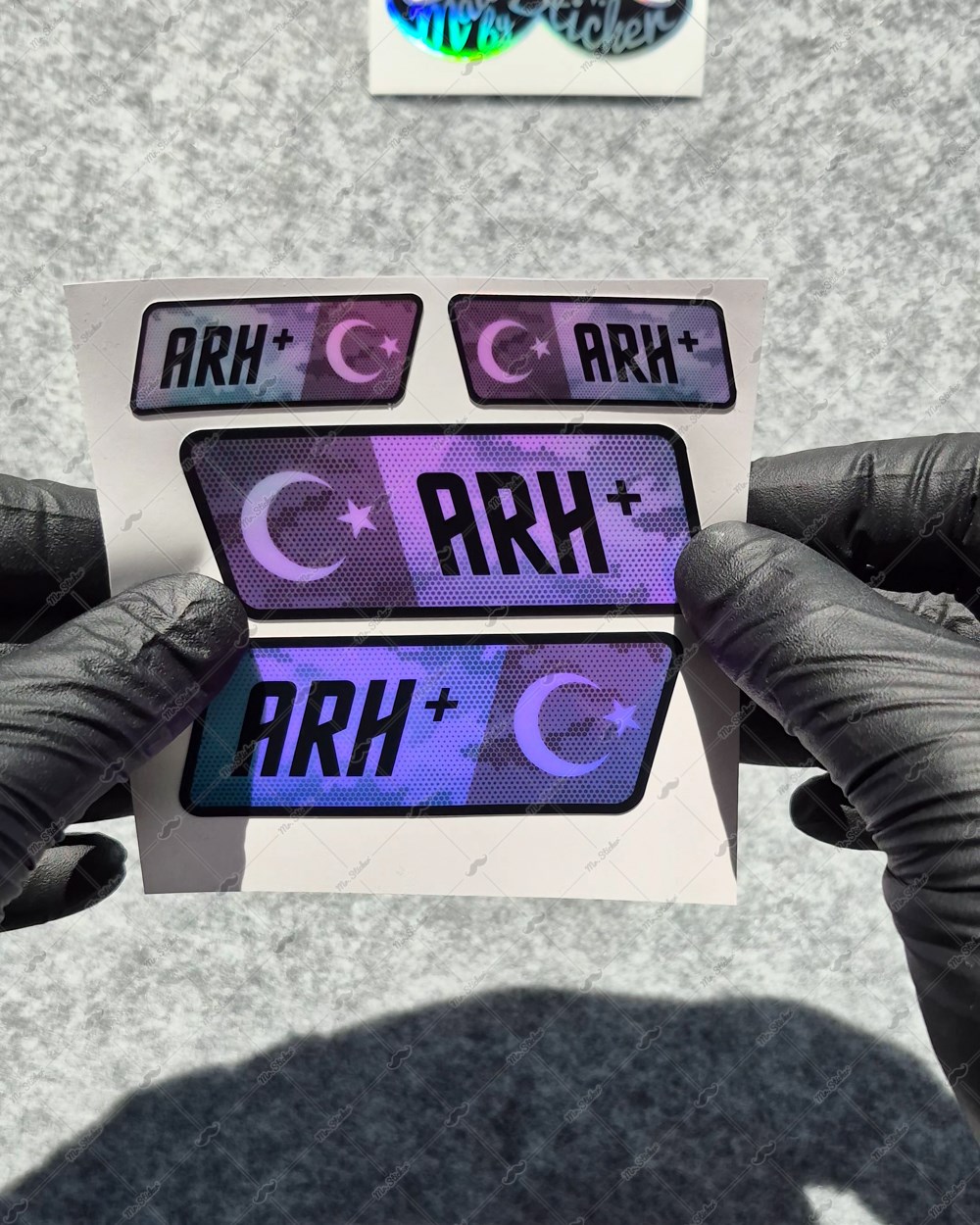 CSFTBT13 A Rh Pozitif (+) Kan Grubu Etiket Seti Renk Değiştiren Seri