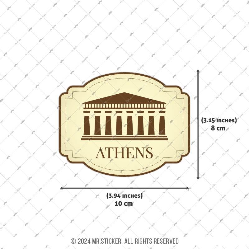 CST11 Athens Yunanistan Etiketi