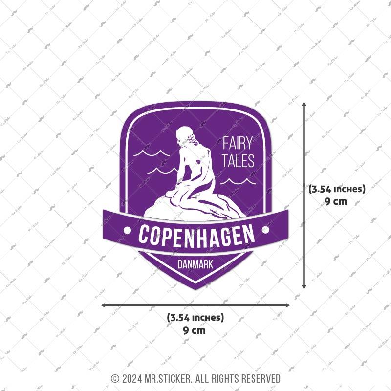 CST13 Copenhagen Danimarka Etiketi