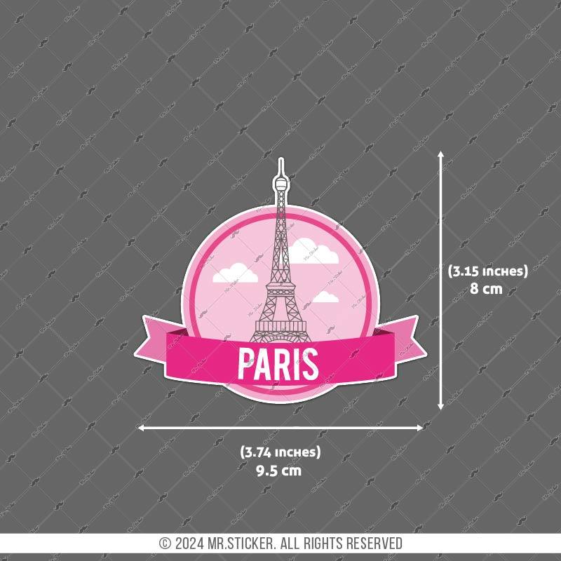 CST35 Paris Eyfel Kulesi Etiketi