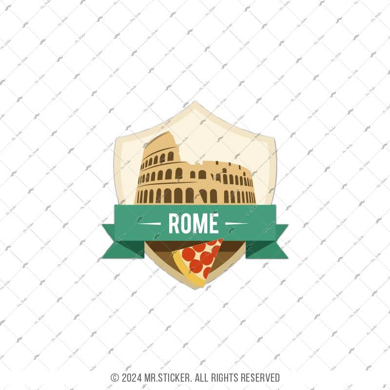 CST40 Roma Italya Etiketi