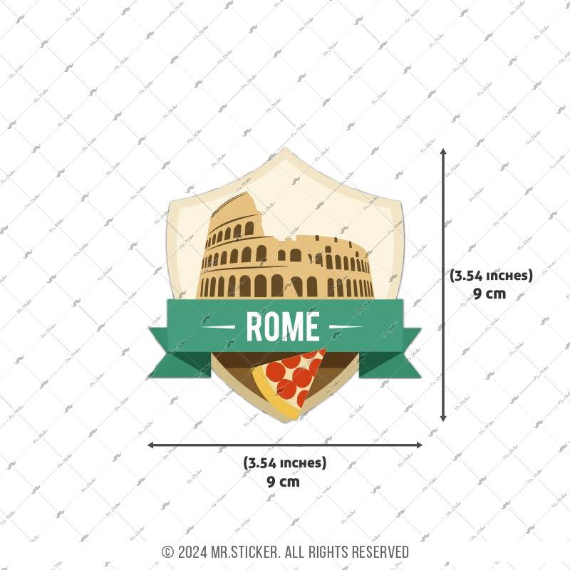 CST40 Roma Italya Etiketi