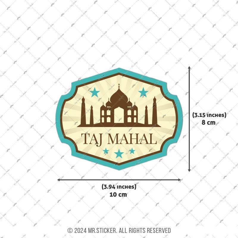CST41 Taj Mahal Etiketi