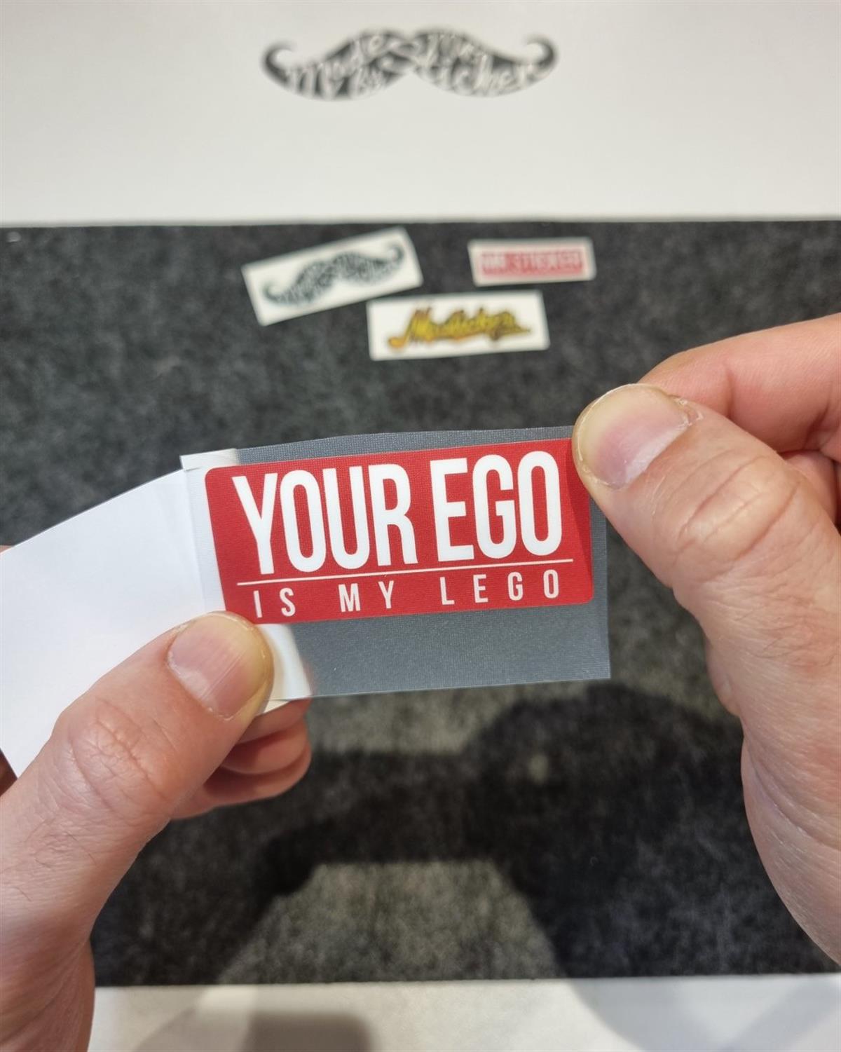 ESP46 V3 Your Ego is my Lego Yazili Etiket
