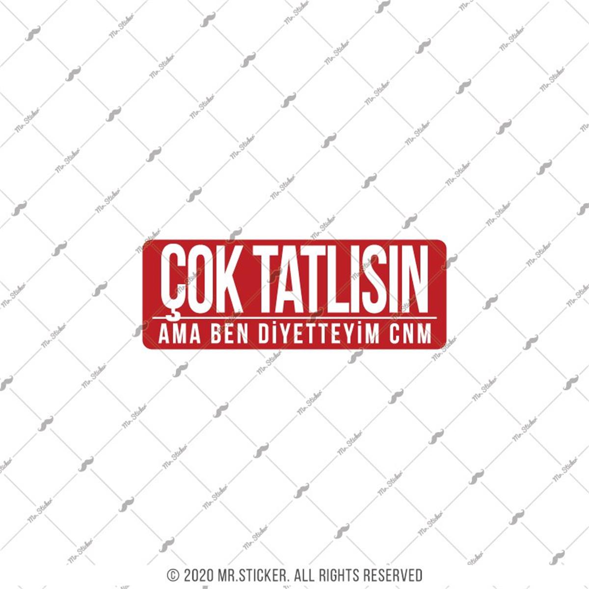 ESP52 V3 Cok Tatlisin Yazili Etiket