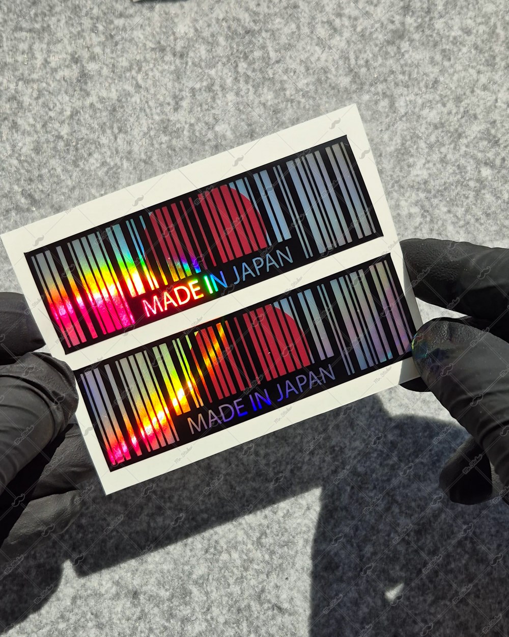 HLG102 Hologram Made In Japan Yazili Barkod Etiketi 2 li Set