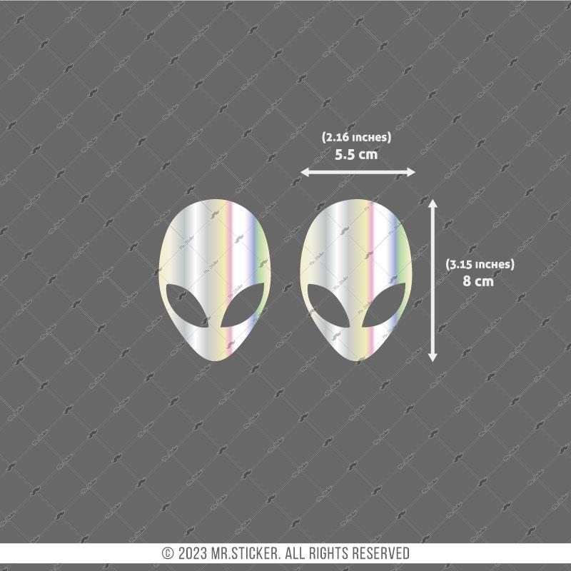 HLG11V2 Hologram Uzaylı Etiketi İkili Set