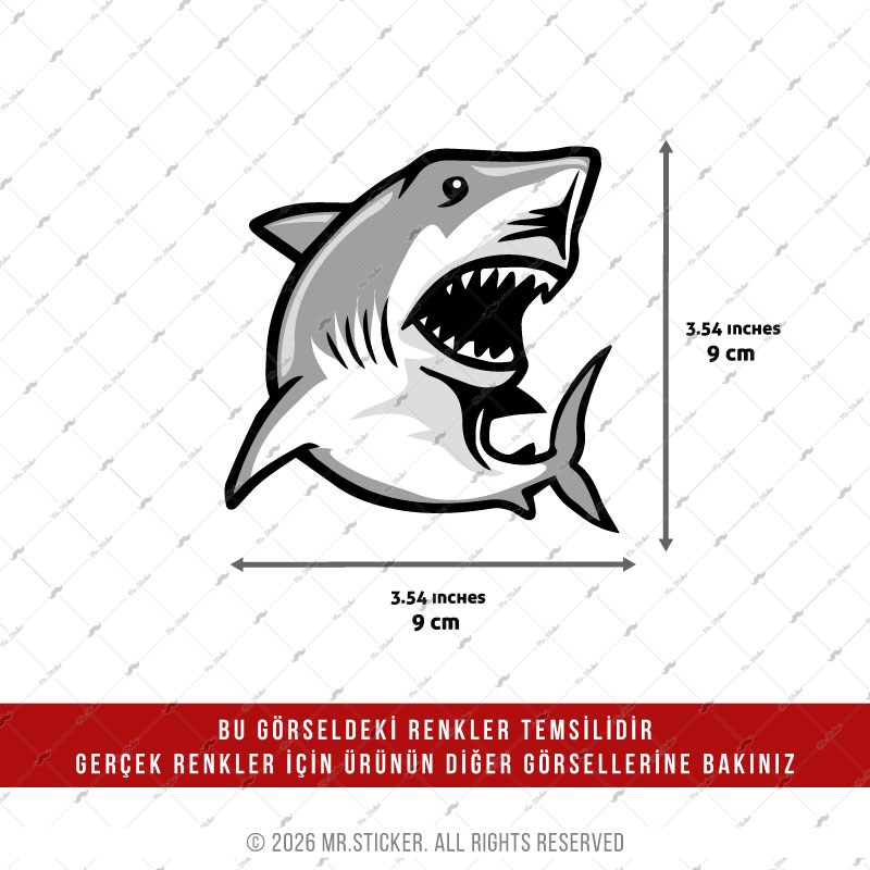 HLG115 Hologram Köpek Balığı Etiket