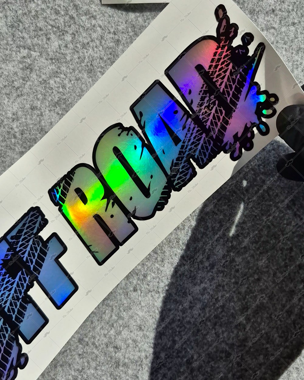 HLG130 Hologram Lastik Izi Efektli Off Road Yazisi