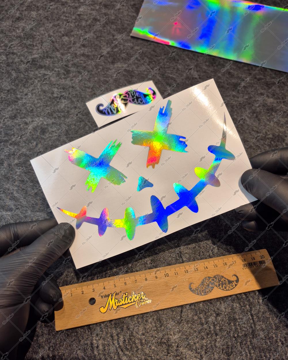 HLG31V2 Hologram Korkutucu Yüzler Serisi No.2