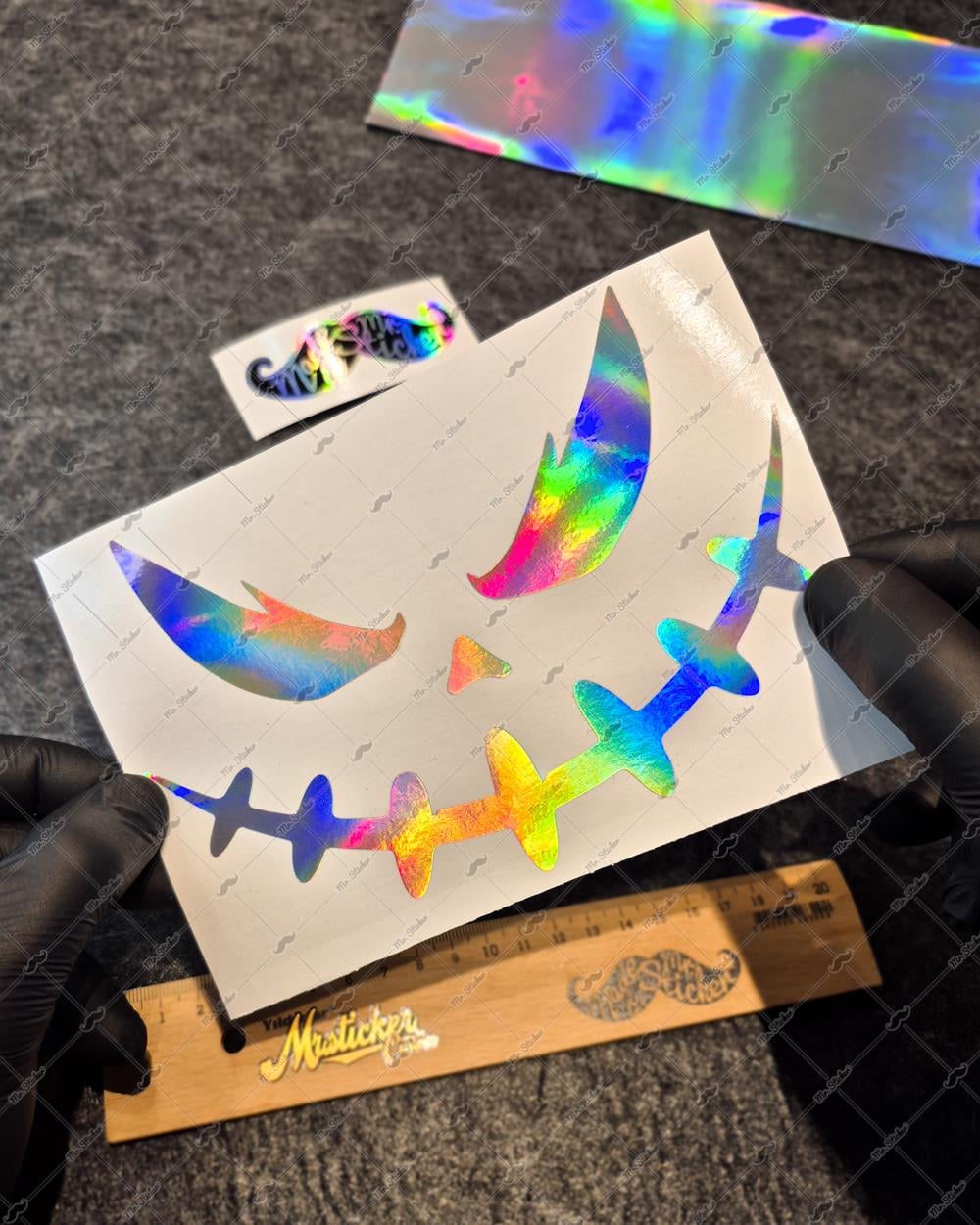 HLG32V2 Hologram Korkutucu Yüzler Serisi No.7