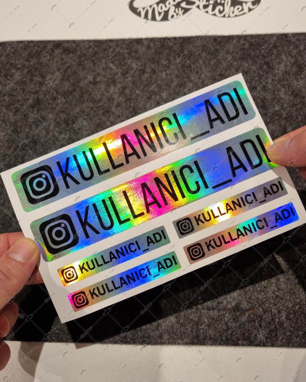 HLG40 Hologram Instagram Seti  6 Parça