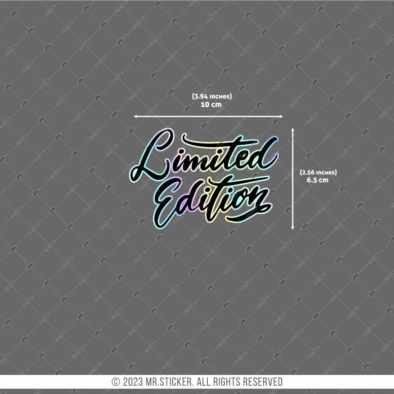 HLG52 Hologram Limited Edition Etiketi