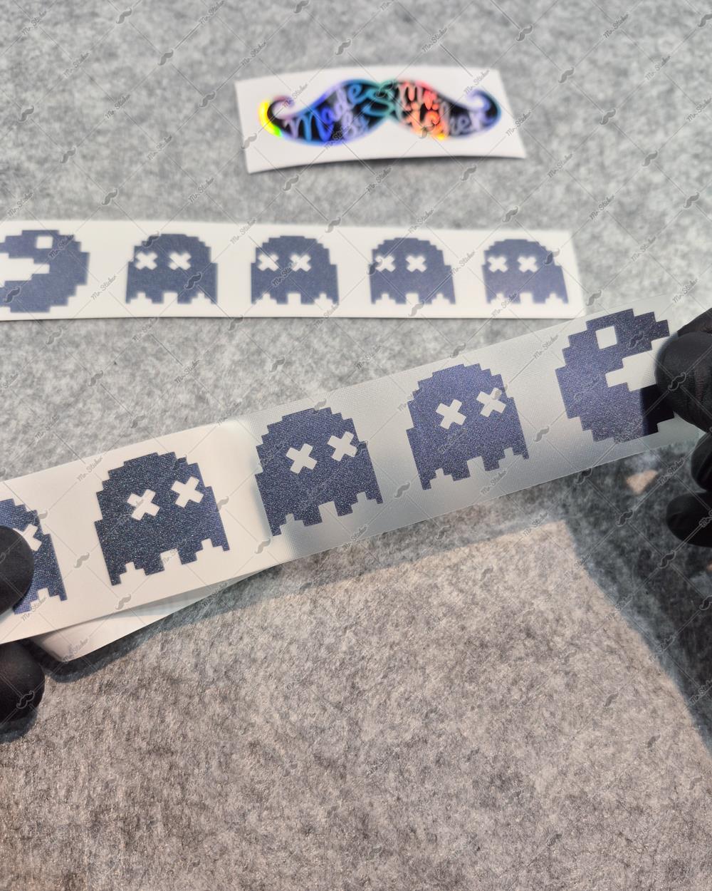 LMT37 Limited Edition Mavi Galaksi Efektli Pac Man Etiketi
