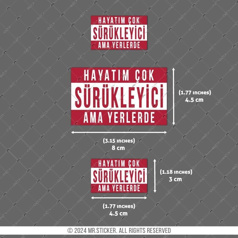 RFHLM203 Reflektif Hayatim Cok Surukleyici Yazili Etiket Seti