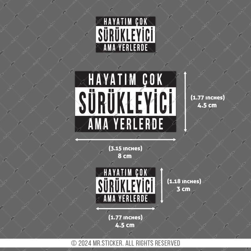 RFHLM203 Reflektif Hayatim Cok Surukleyici Yazili Etiket Seti