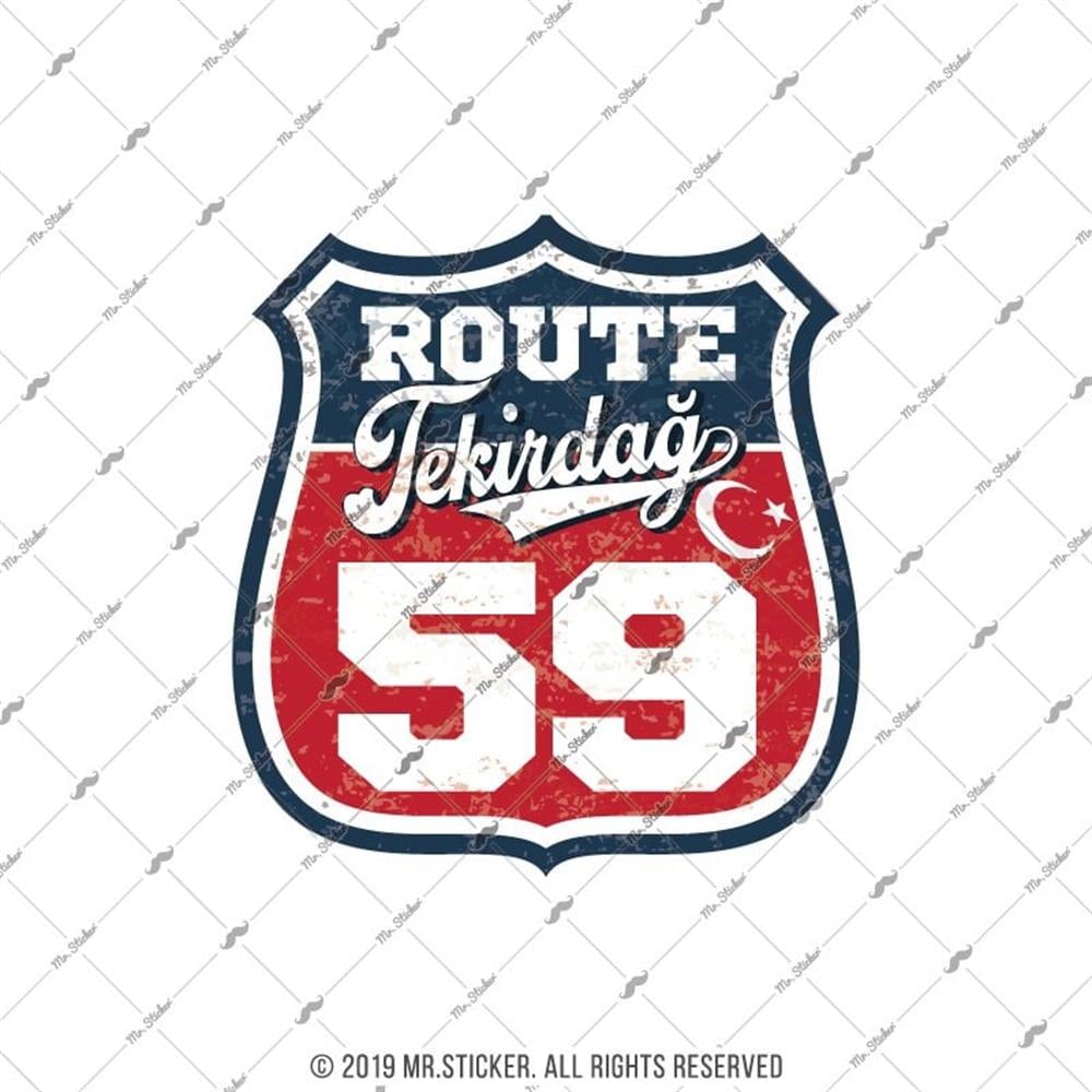 ROUP71 Route Tekirdağ 59 Etiketi