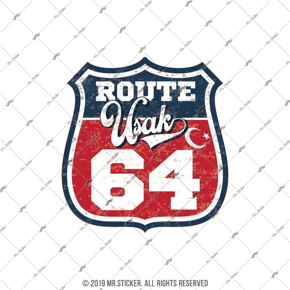 ROUP76 Route Uşak 64 Etiketi