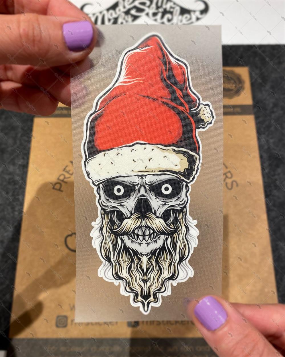 SKL36 Kurukafa Noel Baba Etiketi