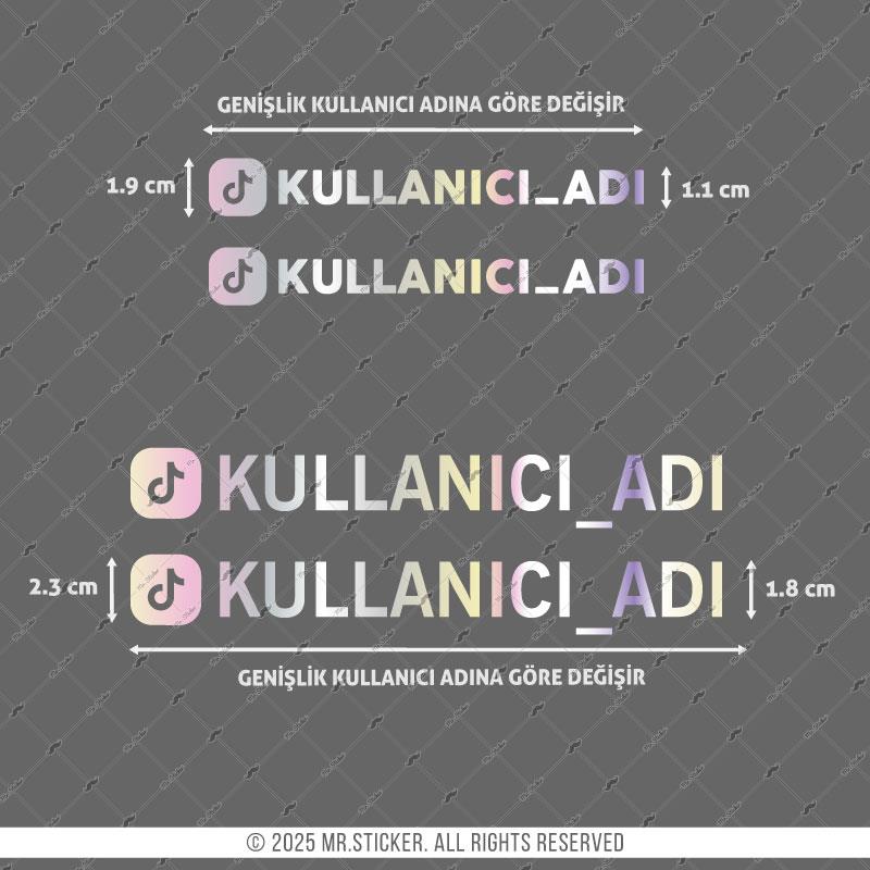 SMTK26 Hologram TikTok 4 Parca Detay Kesim