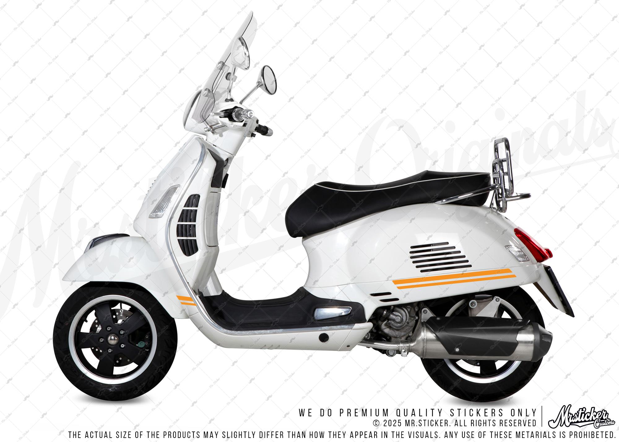 STS46 Vespa GTS 250 GTS 300 Uyumlu Yan Çıta Seti Renk Seçenekli
