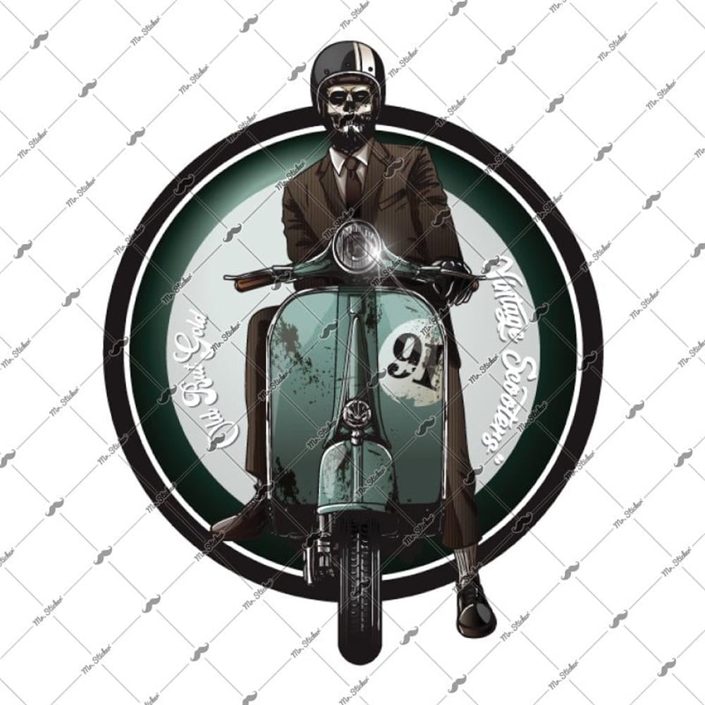 VSP28 Vintage Scooter Etiketi