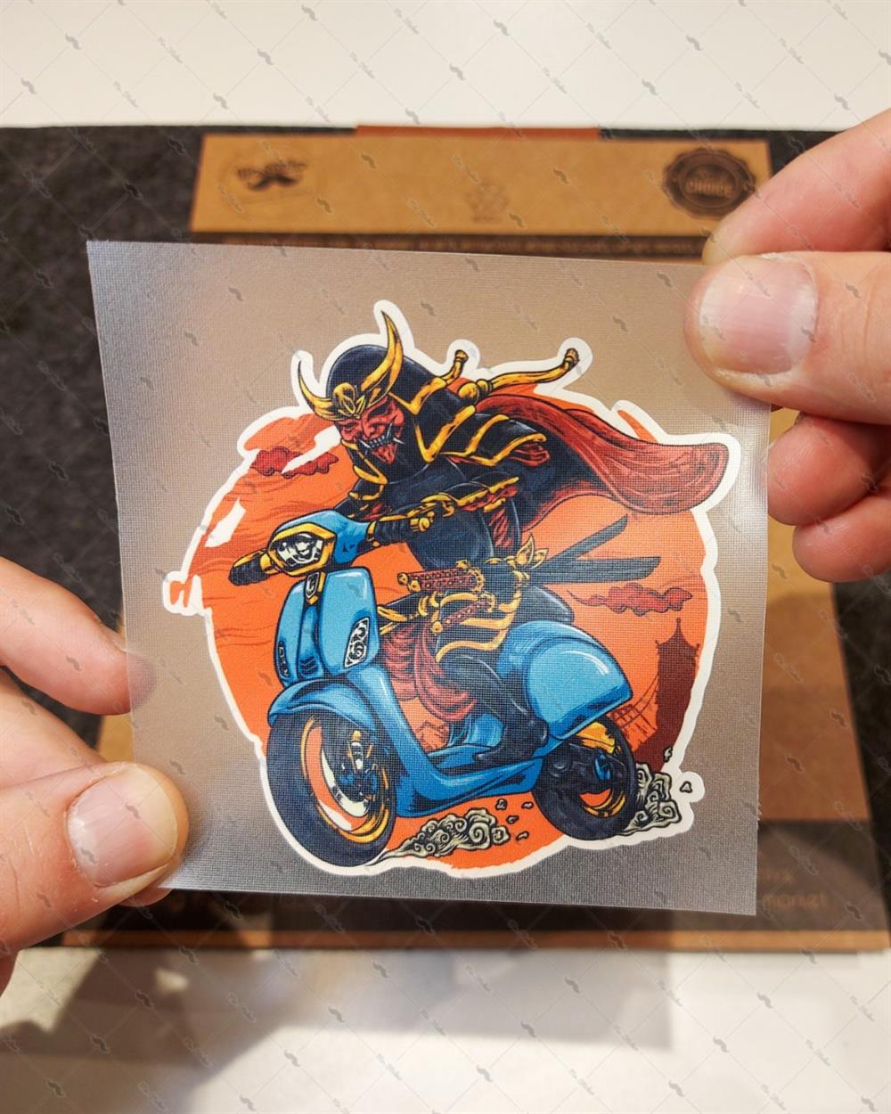 VSP55 Scooterli Samuray Etiketi