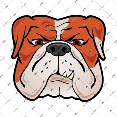 ALT3-  Kahverengi Bulldog Etiketi
