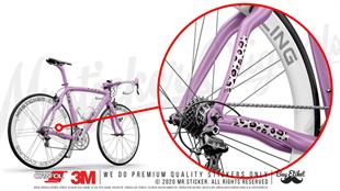 BCY31 Reflektif Koruyucu Sticker Seti Leopar Desen