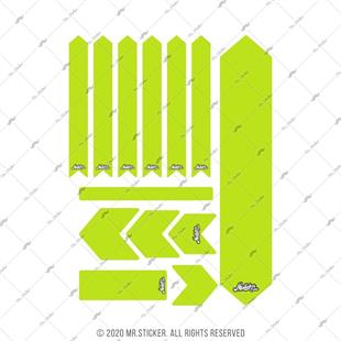 BCY32 Reflektif Koruyucu Sticker Seti Yesil