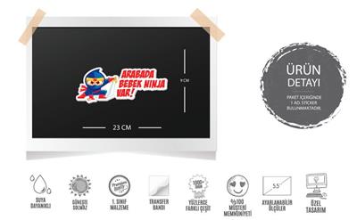 BOB17 Arabada Bebek Ninja Var Etiketi V2