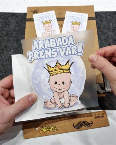 BOB23 Arabada Prens Var Etiketi 3lü Set
