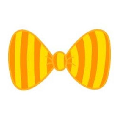 BWTW4 - Turunucu Cizgili Bayan Kurdele-Papyon Etiketi