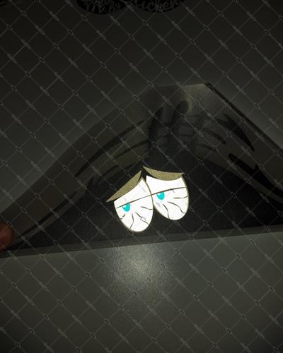 CAR10 Yari Reflektif Bagajdan Bakan Yorgun Gozler Etiketi