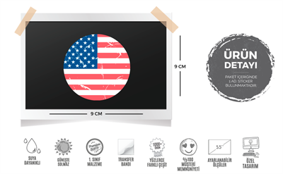 CFL1 Yuvarlak Kesim Amerikan B. Etiketi