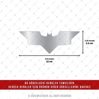 CHR1 Krom Seri Yarasa Etiketi
