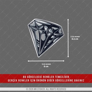 CHR12 Krom Seri Elmas Etiketi