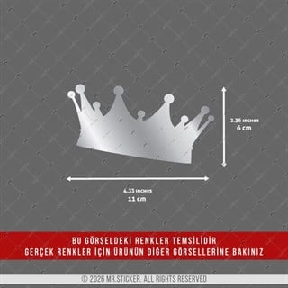 CHR3 Krom Seri Kral Tacı Etiketi