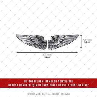 CHR9 Krom Seri Kanat Etiketi