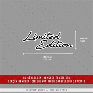 CSFT15 Renk Değiştiren Seri Limited Edition Yazılı Etiket