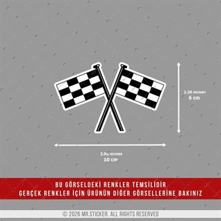 CSFT35 Renk Değiştiren Seri Damali Bayrak Etiketi