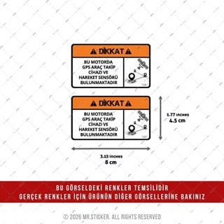 CSFT42 Renk Değiştiren Seri Motorda Takip Cihazi Var 2li Set